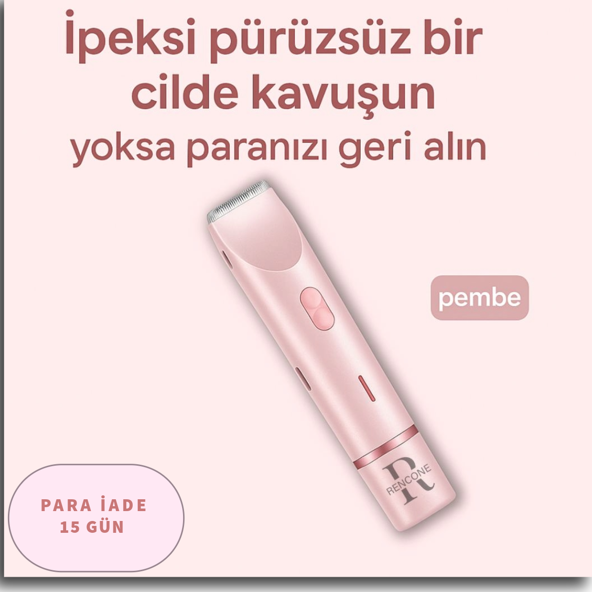 İpeksi Pürüzsüzlük İçin Özel Tüy Alma Cihazı – Acısız & Etkili